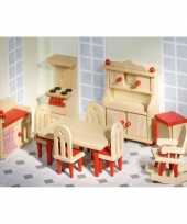 Speelgoed poppenhuis keuken meubels